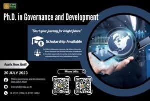 Self-financed Applicants | Successful Candidates for the Doctor of Philosophy Program in Governance and Development (International) Academic Year 2023